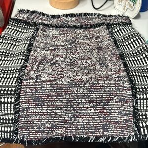 French Connection Chic Black and‎ White Skirt